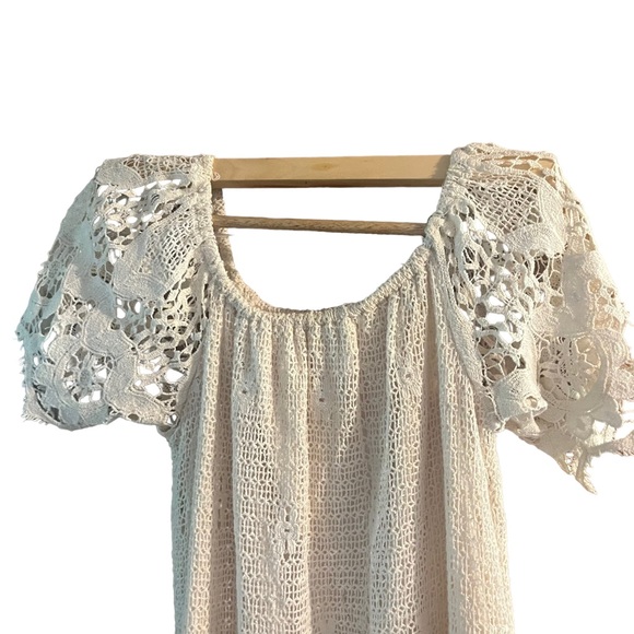 Jen’s Pirate Booty Truth Tunic Boho Cream Mini Dress - Picture 8 of 12